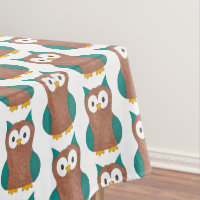 Wise Old Brown Hoot Bird Animal Print