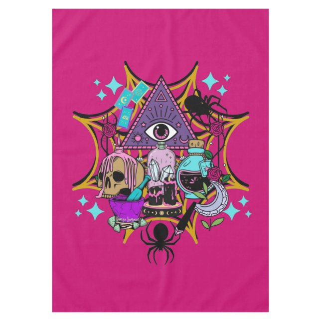 Mantel Witchy Vibes and Spiders (Anverso)