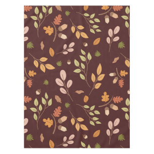 Mantel Woodland deja el tema otoñal oscuro neutral
