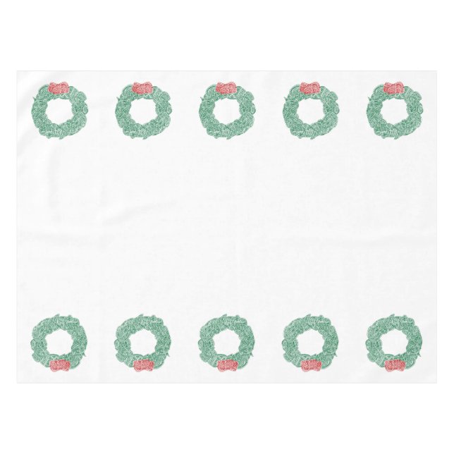 Mantel Wreath navidades (Frente (Horizontal))