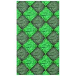 Mantel Xadrez verde Falsa ou folhas de coqueiro.