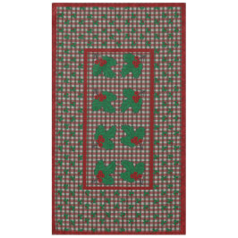Mantel Xmas Gingham Tablecloth de 60" x 104"