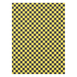 Mantel Yellow and black checkerboard pattern