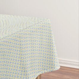 Mantel Yellow and Blue Tile Pattern Tablecloth