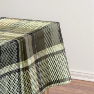 Mantel Yellow-brown tartan plaid. 