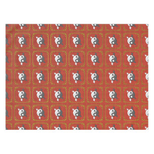 Mantel Yin y Yang the Koi Tablecloth