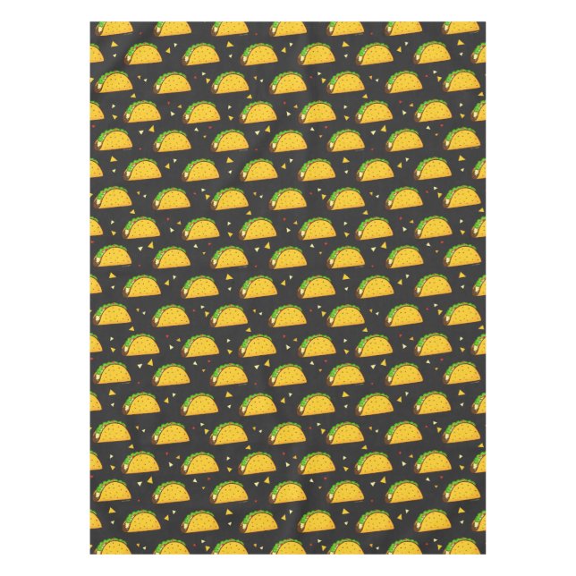 Mantel Yummy Taco Pattern (Anverso)