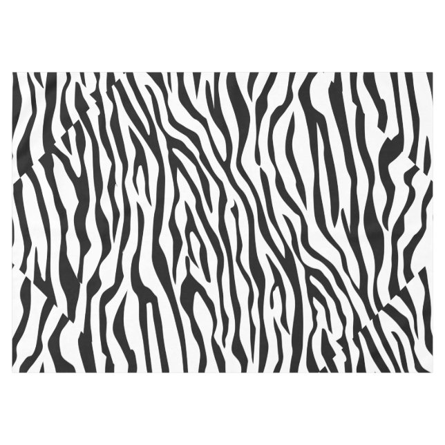 Mantel Zebra Spirit Design Pattern Decor (Frente (Horizontal))