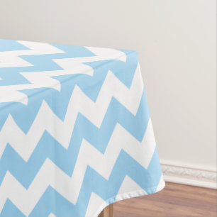 Mantel Zigzag Azul, Chevron Azul, Patrón Geométrico