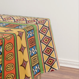 Manteles de comedor con motivos tribales africanos