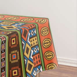 Manteles de comedor con motivos tribales africanos