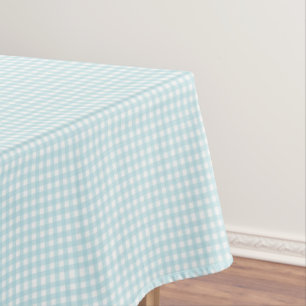 manteles de Gingham azul