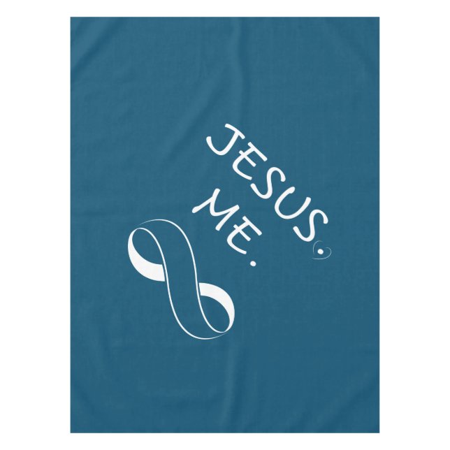 Manteles de Jesús Me Infinity para Fiestas Cristia (Anverso)