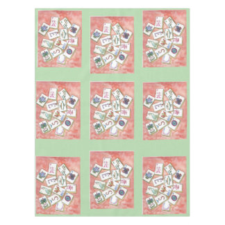 manteles de tejas de mahjong