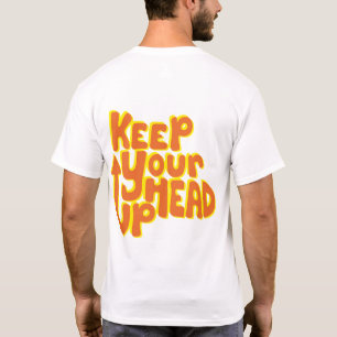 Mantén la cabeza en alto. Unisex de camisetas dive