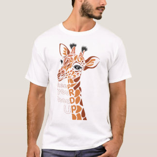 Mantén la cabeza en alto. Unisex de camisetas dive