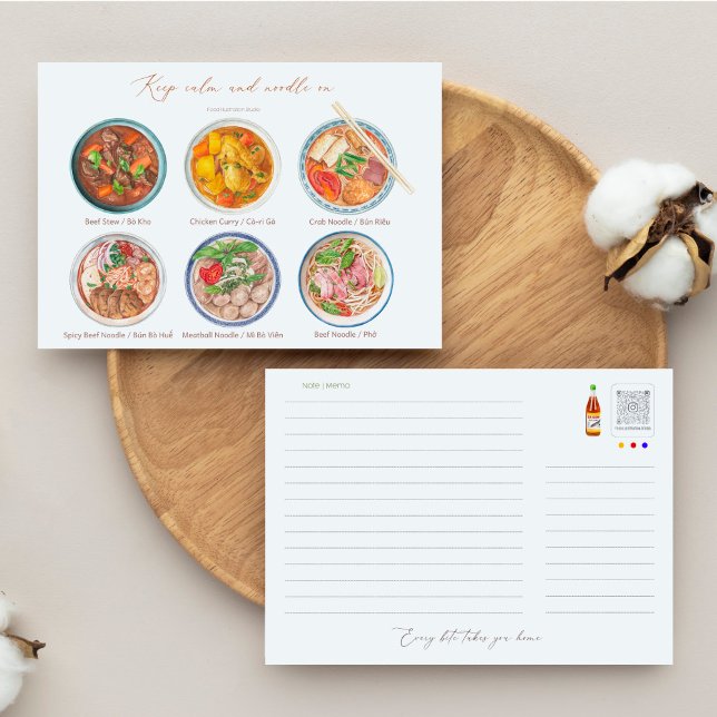 Mantén la Calma y Sigue con los Fideos Postal (Subido por el creador)