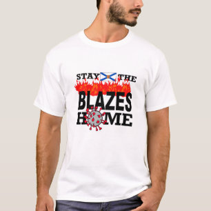 Mantén La Camiseta De Los Blazes En Casa