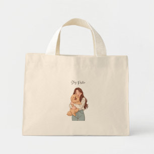 Mantén la Positividad Bolsa tote para amantes de