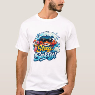 Mantén la Sal – Camiseta básica divertida de veran
