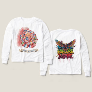 "Mantén la Vida y Resiste Inspira – Camisetas Moti