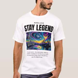 MANTÉN LEGENDARIO – Camiseta STAY LEGEND de Arte d