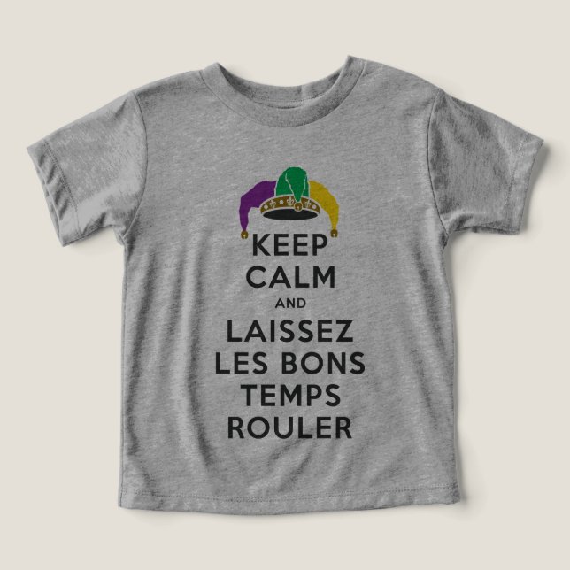 MANTENER CALMA Y LAISSEZ LES BONS TEMPS ROULER (Diseño delantero )