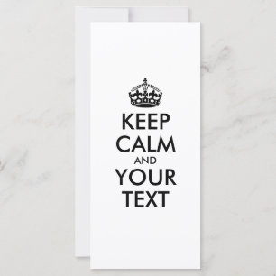 MANTENER CALMA Y SU TEXTO