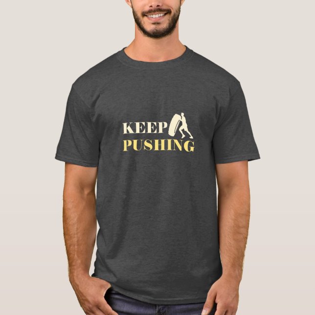 Mantener el apuro - Calentar camiseta (Anverso)