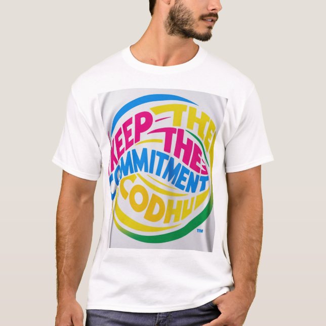 Mantener el compromiso - Camiseta motivacional (Anverso)