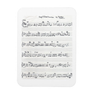 Mantener el imán de la promesa de la música de hoj