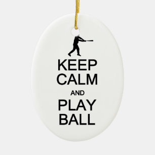 Mantener el ornamento de la bola de calma y juego,