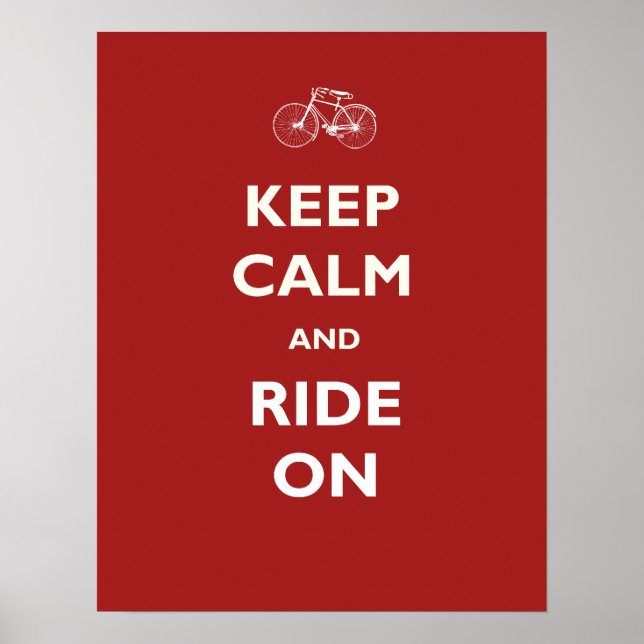 Mantener el Poster o la impresión en bicicleta de  (Frente)