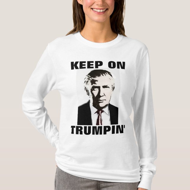 MANTENER EN TRUMPIN', Camisetas DONALD TRUMP (Anverso)