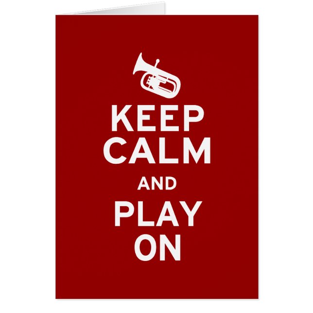 Mantener la calma Baritone (Frente)