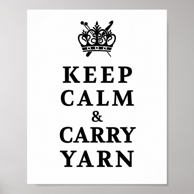 Mantener la calma con el yarn de transporte ・ Arte (Frente)