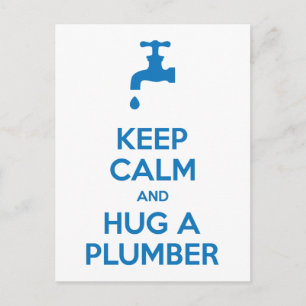 Mantener la calma y abrazar una postal de plomo (T