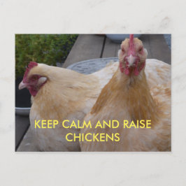 Mantener la calma y aumentar la tarjeta postal del