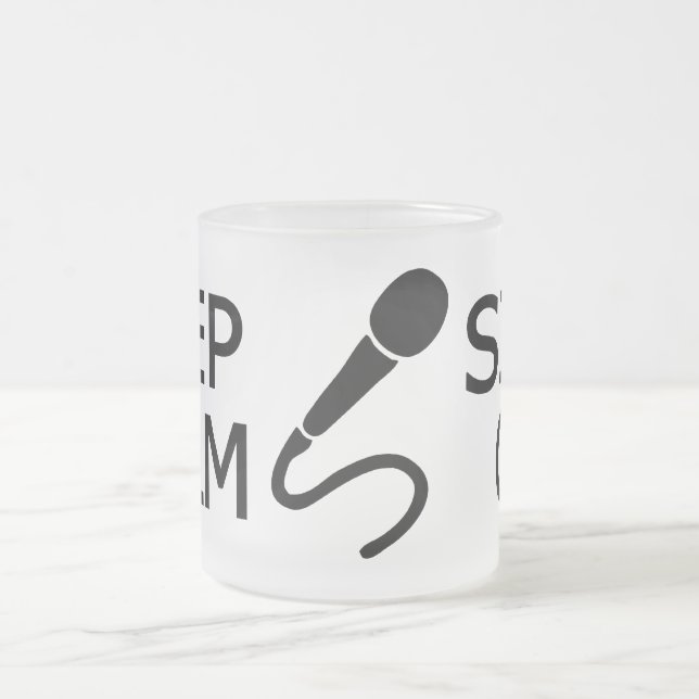 Mantener la calma y cantar en la taza - elegir est (Centro)