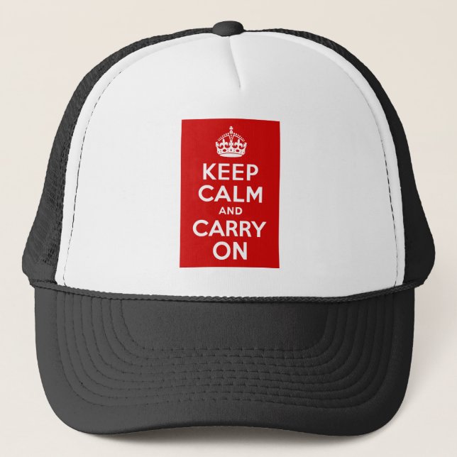 Mantener la calma y continuar con el Gorra (Anverso)