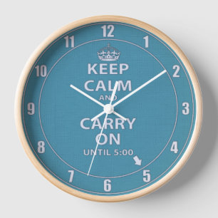 Mantener la calma y continuar con el reloj del tra