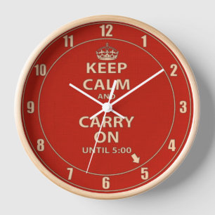 Mantener la calma y continuar con el reloj del tra