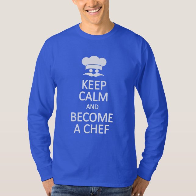 Mantener la calma y convertirse en camisetas de ch (Anverso)