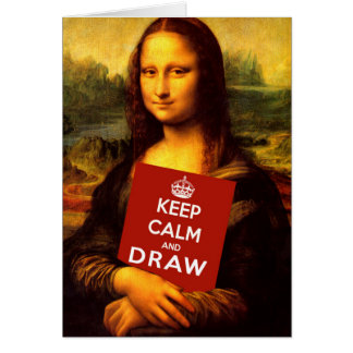 Mantener la calma y dibujar