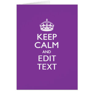 Mantener la CALMA y editar texto en morado