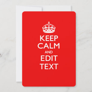 Mantener la CALMA y editar texto en rojo