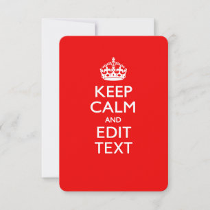Mantener la CALMA y editar texto en rojo