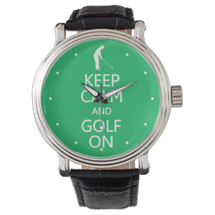 Mantener la calma y el golf en relojes personaliza