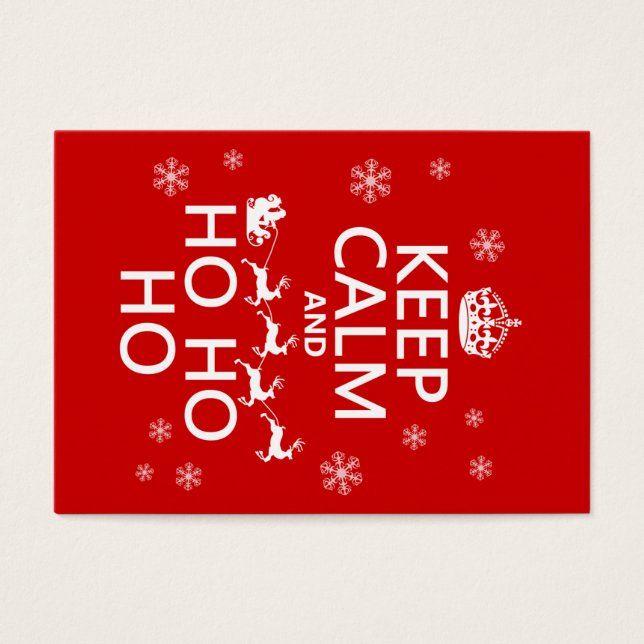 Mantener la calma y el Ho Ho (Frente)