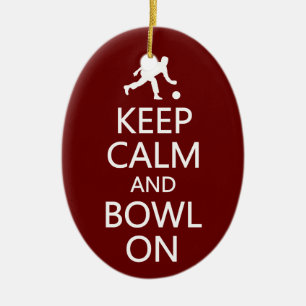 Mantener la calma y el intestino en el ornamento p